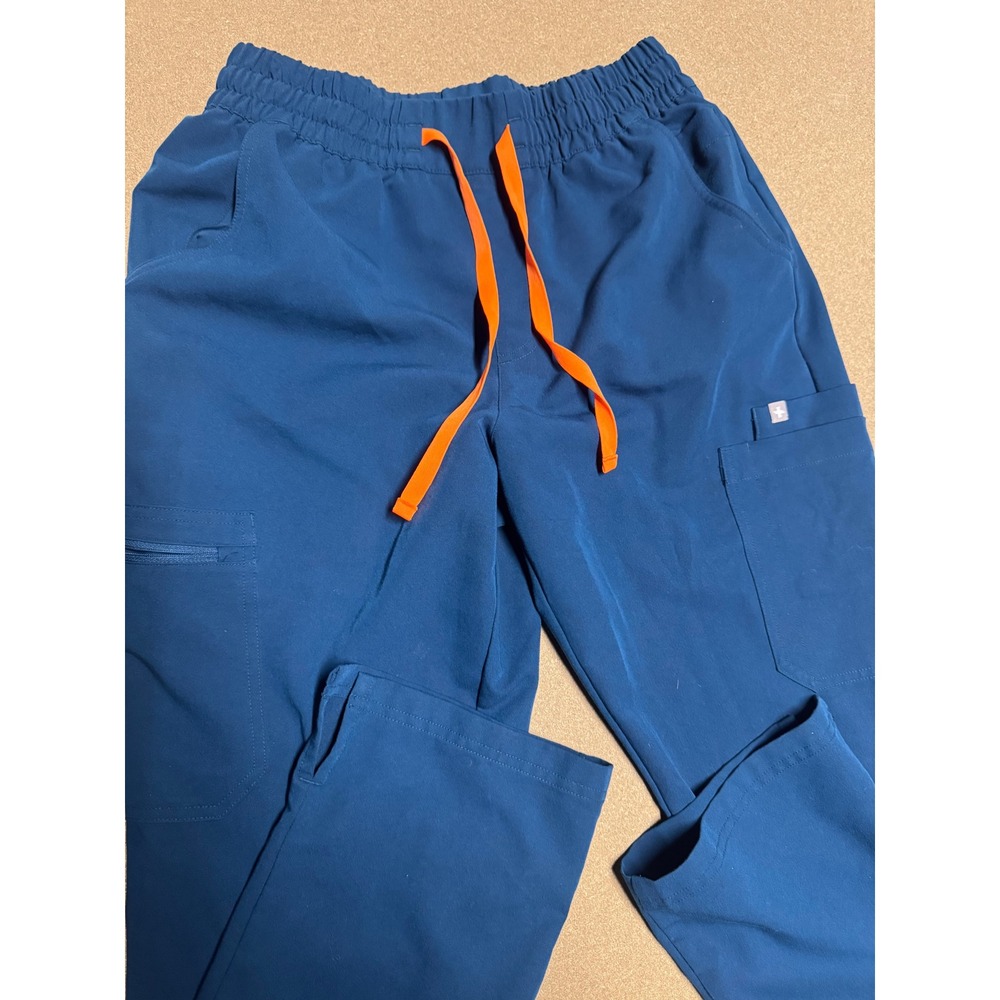 Figs Women's Deep Reef technical pants  with Orange Drawstring - Picture 2 of 8
